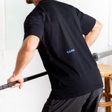 Movement Culture Tee - Blue on Black (Lightweight)