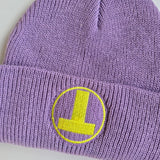 Kids Lilac Knit Beanie - Tiny STAND