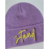 STAND Lilac Recycled Knit Beanie