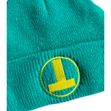 Kids Teal Knit Beanie - Tiny STAND