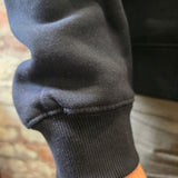 CROSS FLEECE SWEATER - GREEN ON BLACK (Premium)