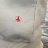 CROSS FLEECE SWEATER - GREEN ON NATURAL (Premium)
