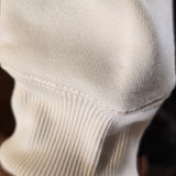 CROSS FLEECE SWEATER - GREEN ON NATURAL (Premium)