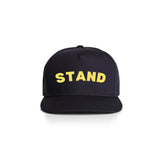 STAND Navy Embroidered Logo Trucker Cap