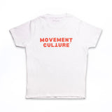 Men's Crew Organic Tee - Movement Culture Red
