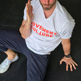 Men's Crew Organic Tee - Movement Culture Red