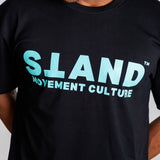 STAND MC Original Tee - Green on Black (Lightweight)