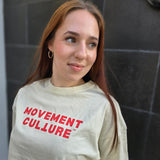 Women's Box Tee Bone - Movement Culture Red