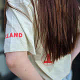 Women's Box Tee Bone - Movement Culture Red